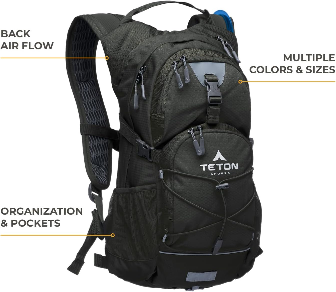 Teton Oasis/Trailrunner Hydrat - đánh giá và giá Rain Cover Backpack