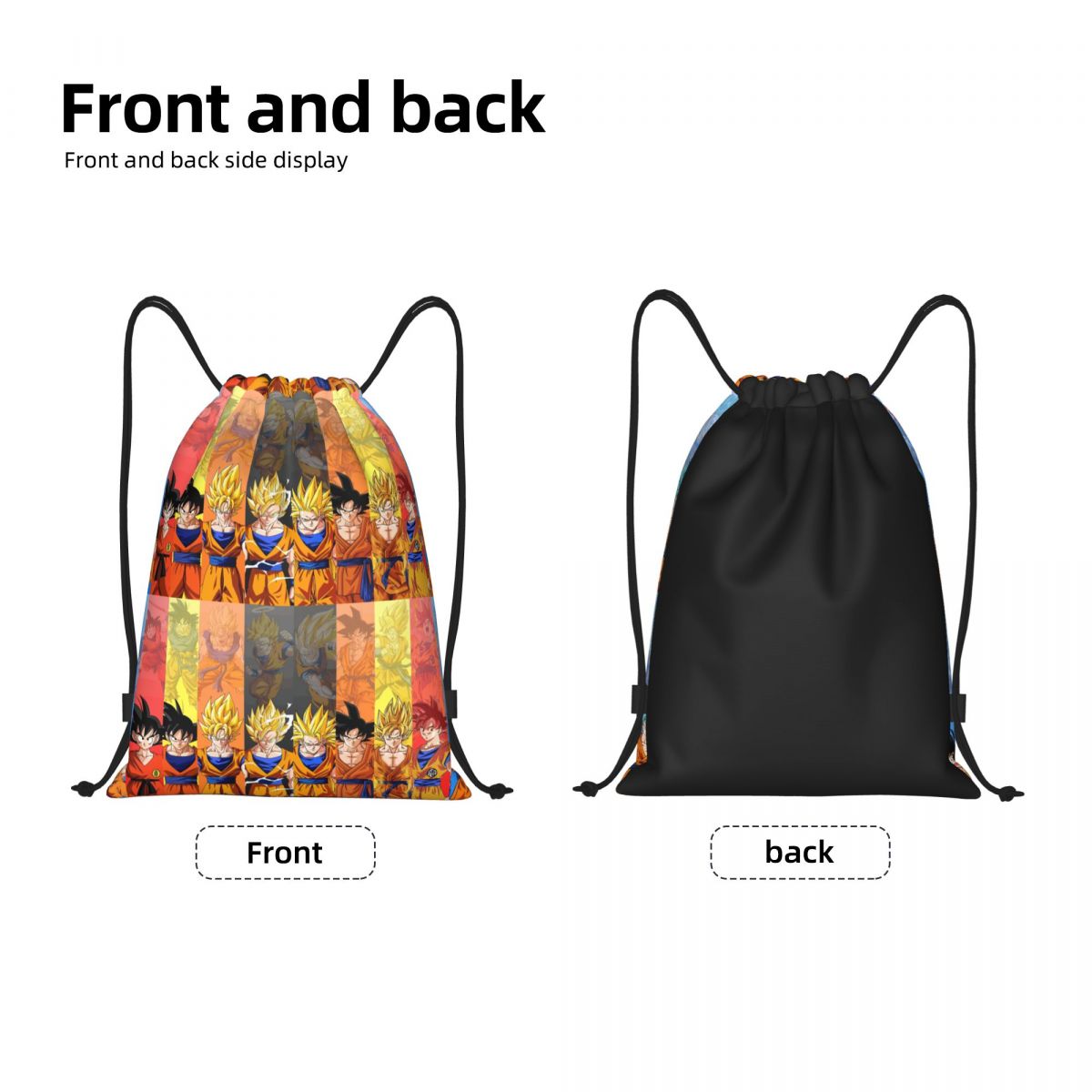 Custom DBZ G-Gokues Cartoon Dr - đánh giá và giá Drawstring Gym Bag