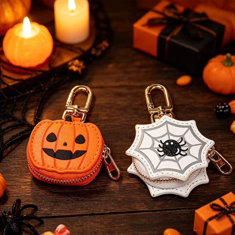 Halloween Pumpkin Spider Web M - đánh giá và giá Mini Backpack Purse