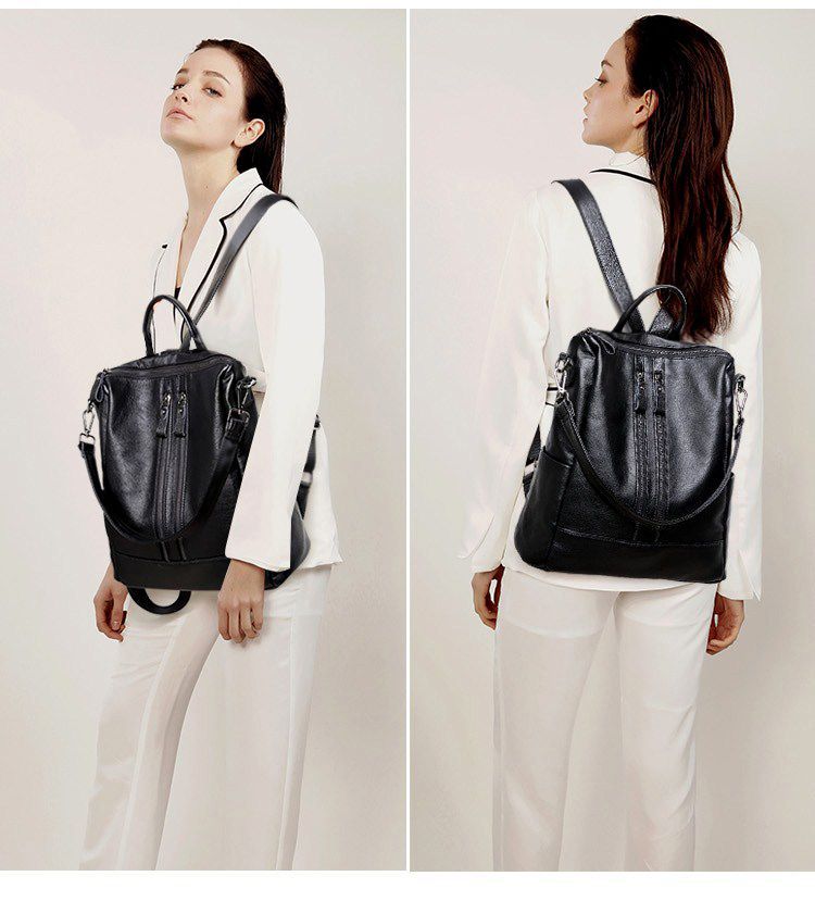 Women Soft Leather Backpack Sc - đánh giá và giá Mini Backpack Purse