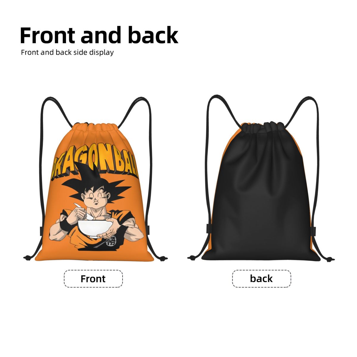 DBZ G-Gokues Cartoon Drawstrin - đánh giá và giá Drawstring Gym Bag