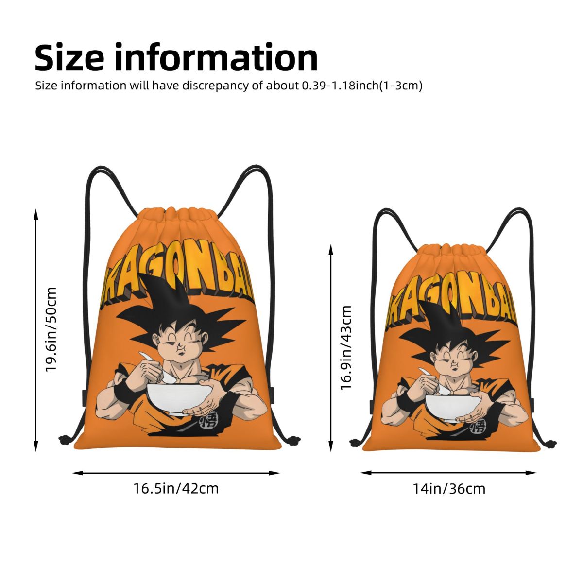 DBZ G-Gokues Cartoon Drawstrin - đánh giá và giá Drawstring Gym Bag
