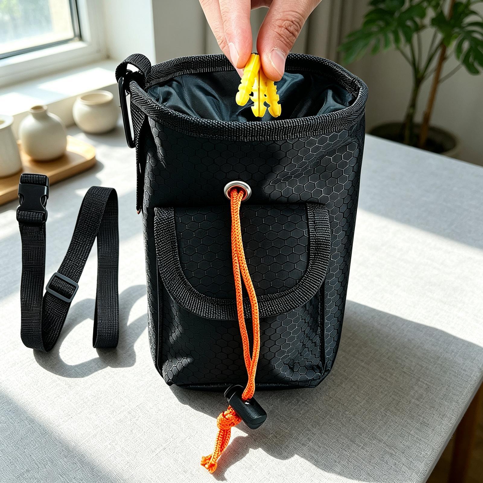 Disc Golf Chalk Bag Adjustable - đánh giá và giá Drawstring Gym Bag