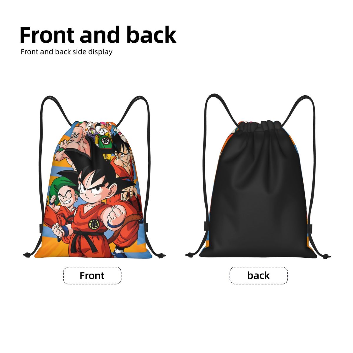 Custom DBZ G-Gokues Cartoon Dr - đánh giá và giá Drawstring Gym Bag