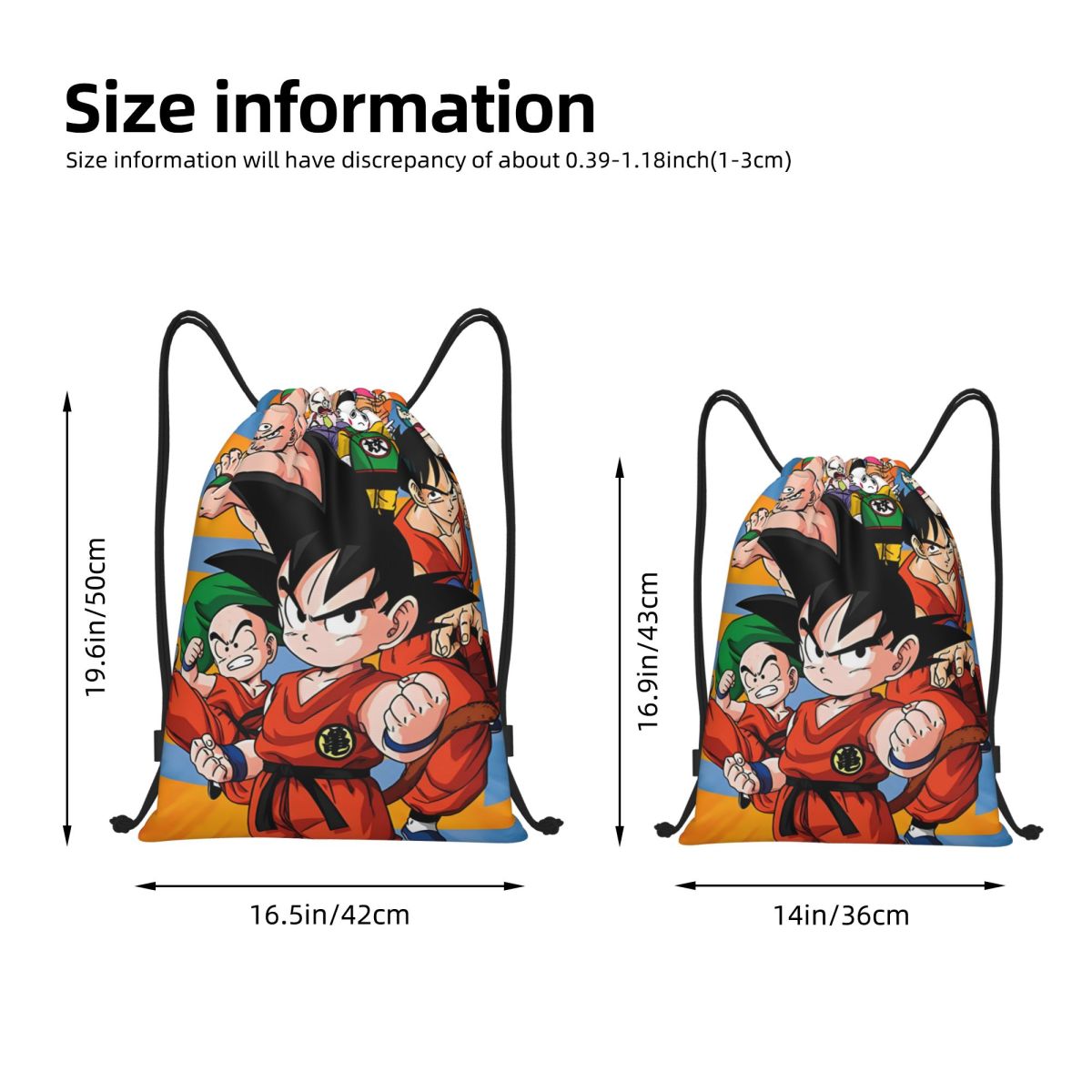 Custom DBZ G-Gokues Cartoon Dr - đánh giá và giá Drawstring Gym Bag