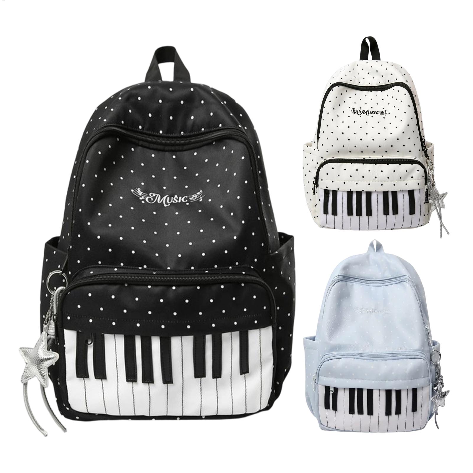 Travel Backpack | Piano Print  - đánh giá và giá Fashion Backpack Women