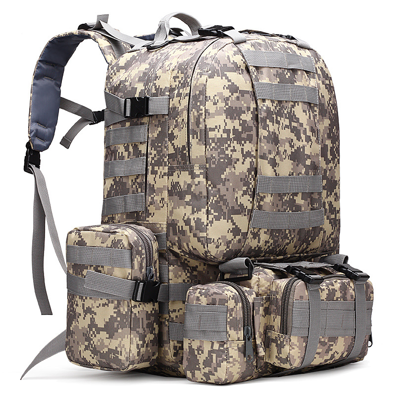 50L Outdoor Backpack Multifunc - đánh giá và giá Rucksack Military Style